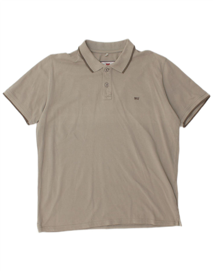Camisa polo masculina CARRERA XL cinza algodão