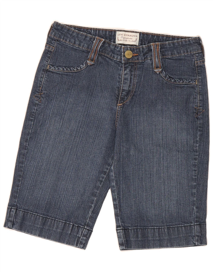 LEVI'S Womens Signature Bermuda Denim Shorts US 6 Medium W30  Blue Cotton Vintage Levi's and Second-Hand Levi's from Messina Hembry 