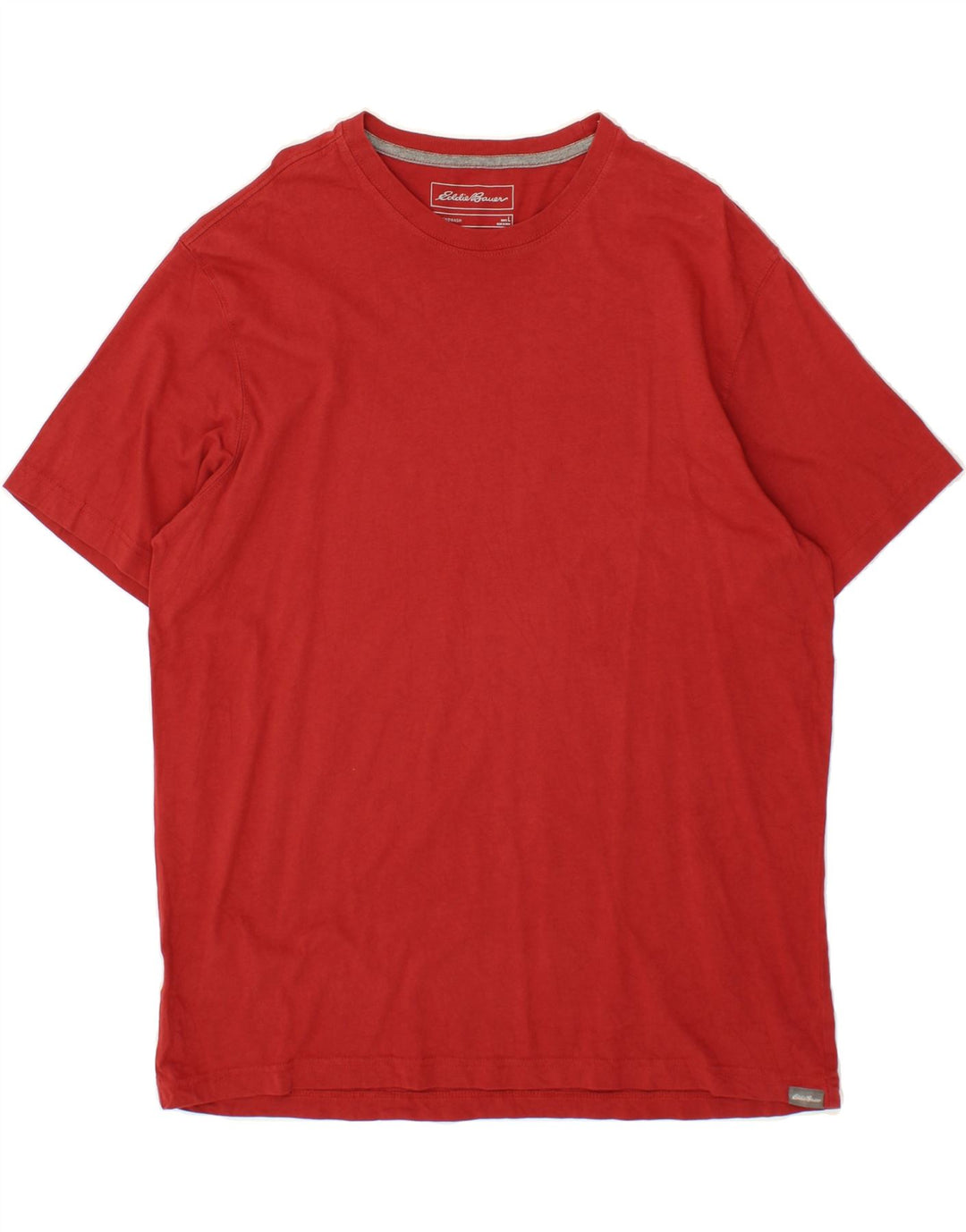 EDDIE BAUER Mens T-Shirt Large Red Cotton Vintage Eddie Bauer and Second-Hand Eddie Bauer from Messina Hembry 