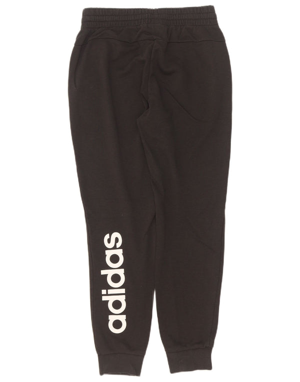 Adidas feminino gráfico calças de treino joggers reino unido 8/10 pequeno cinza algodão