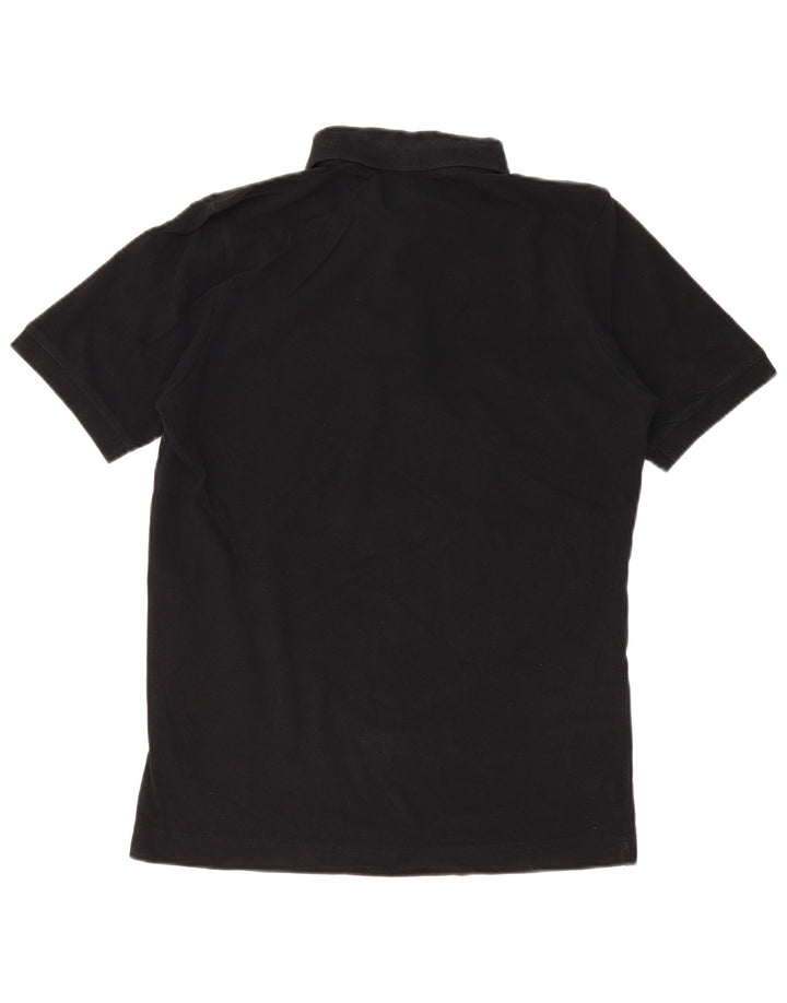 Camisa polo masculina KAPPA de algodão preto médio