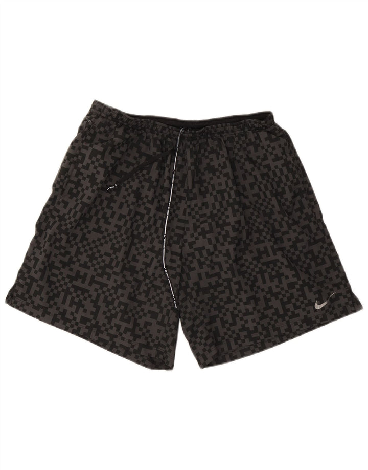 Shorts Nike Masculino Dri Fit Sport XL Preto Geométrico Poliéster