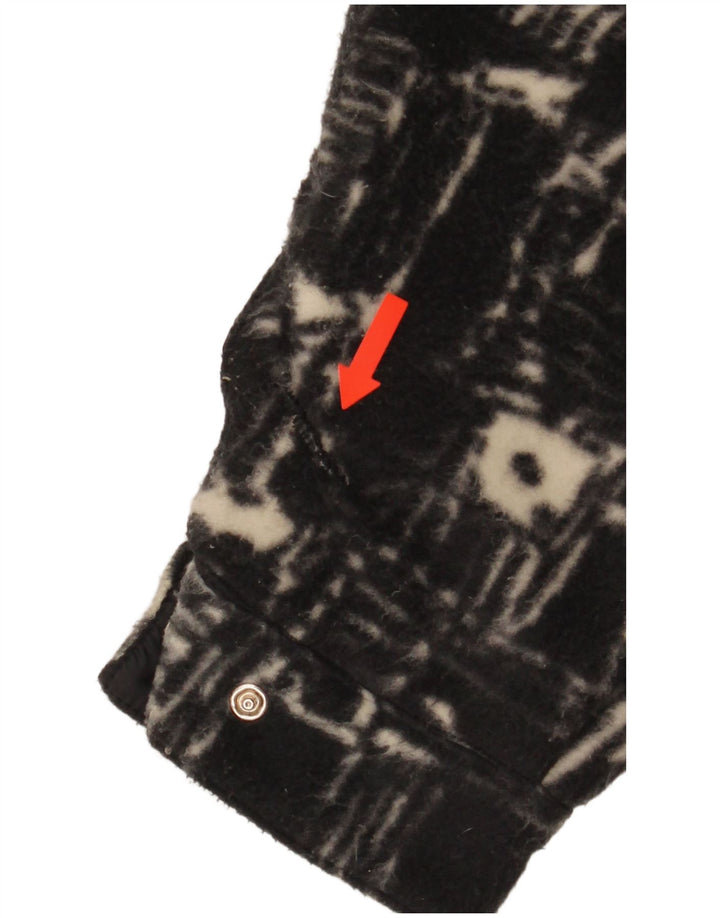 Jaqueta masculina de lã Invicta UK 38 poliéster geométrico preto médio