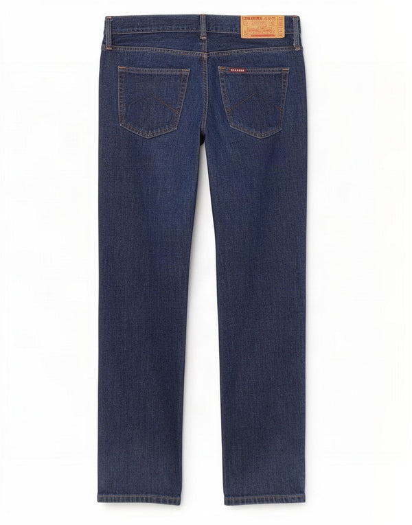 Carrera Masculino 700 Straight Jeans W36 L33 Azul Marinho Algodão