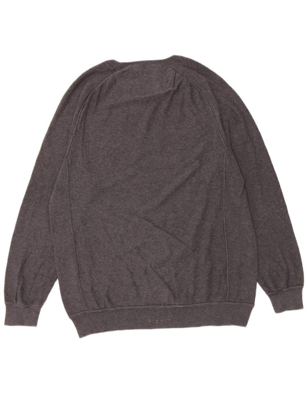 Suéter masculino com gola canoa French Connection algodão cinza médio