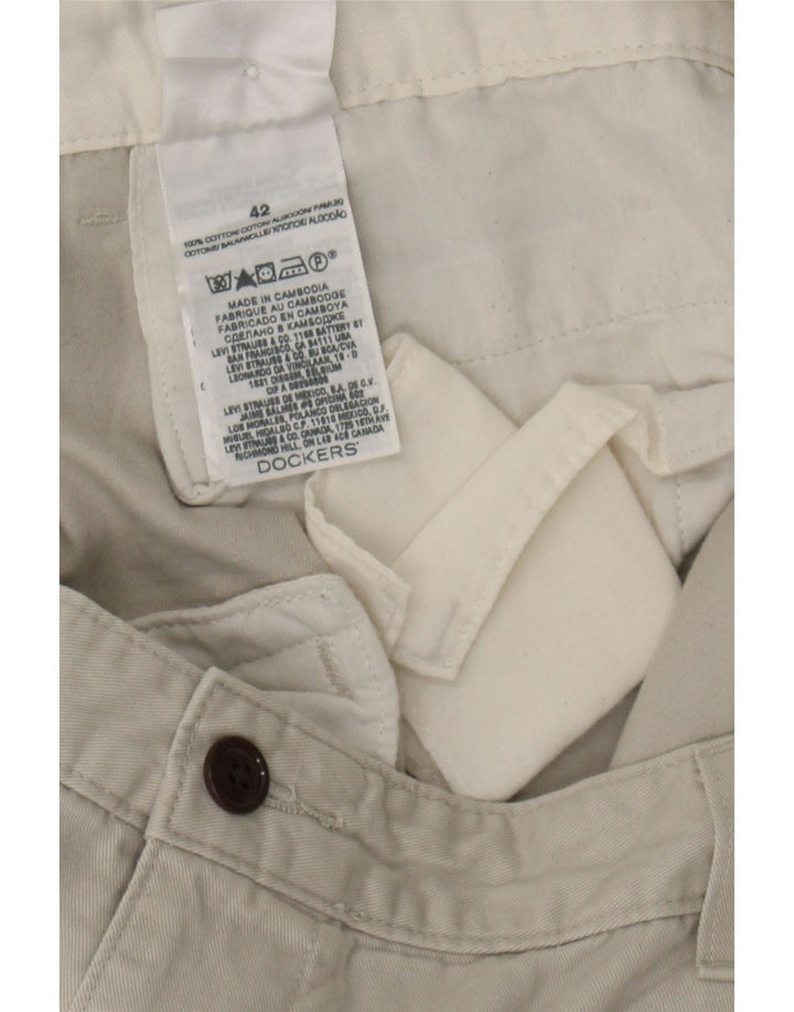 DOCKERS Mens Cargo Shorts W42 2XL Grey Cotton Vintage Dockers and Second-Hand Dockers from Messina Hembry 