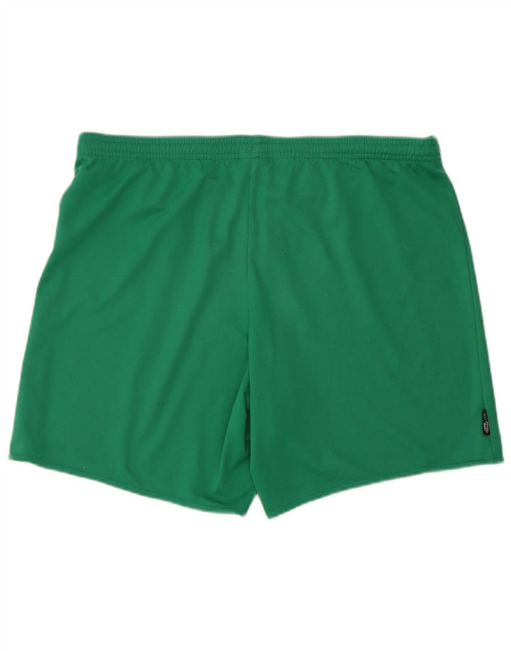 Shorts esportivos masculinos Adidas verde médio