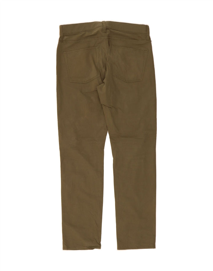 J. CREW Womens Straight Casual Trousers  W31 L30 Khaki Cotton Vintage J. Crew and Second-Hand J. Crew from Messina Hembry 