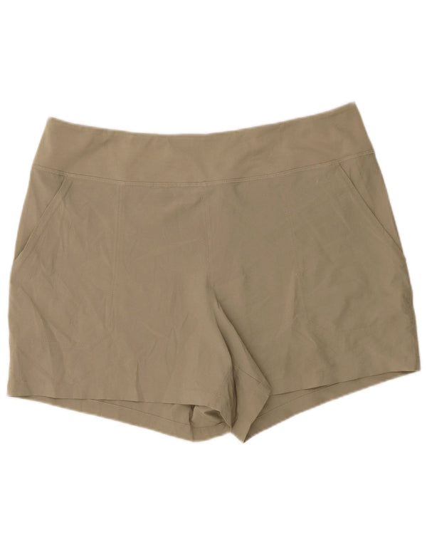 Shorts esportivos femininos Patagonia UK 18 XL bege poliéster