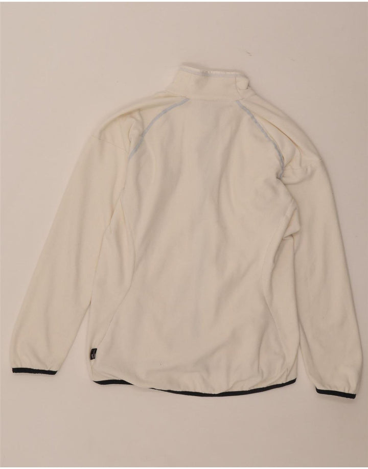 Adidas Womens Clima 365 Fleece Jacket UK 14 Médio Branco Poliéster