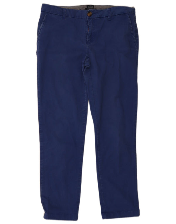 Tommy Hilfiger Womens Crop Slim Chino Trousers US 8 Medium W34 L28 Blue