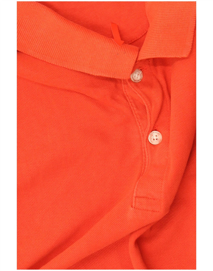 Camisa polo masculina gráfica DKNY 2XL algodão laranja
