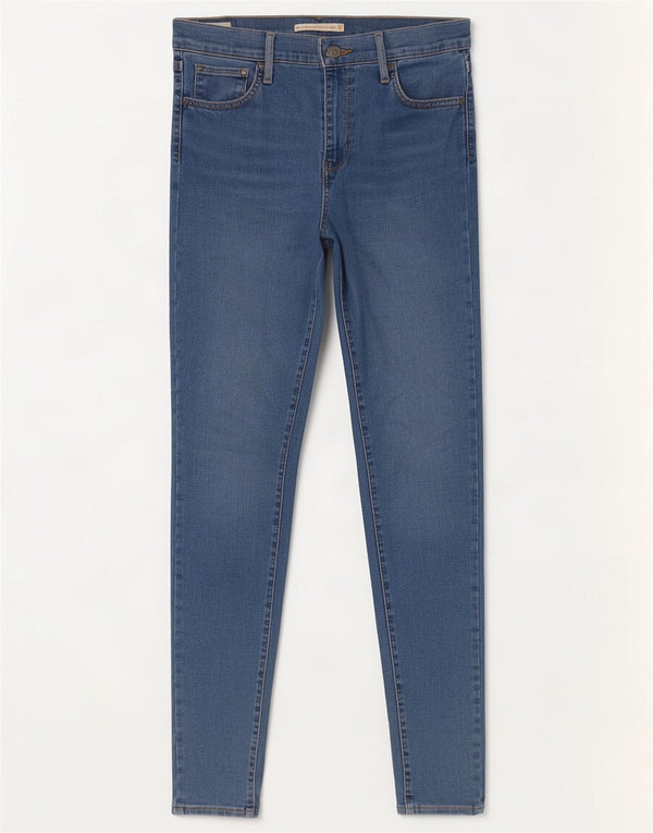 Calça jeans feminina Levi's 720 High Rise Super Skinny W27 L30 azul algodão