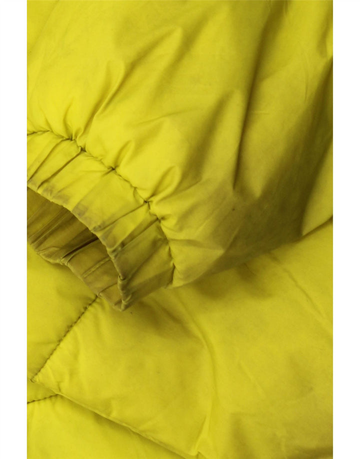 Jaqueta acolchoada masculina Zara Loose Fit UK 36 poliéster amarelo pequeno