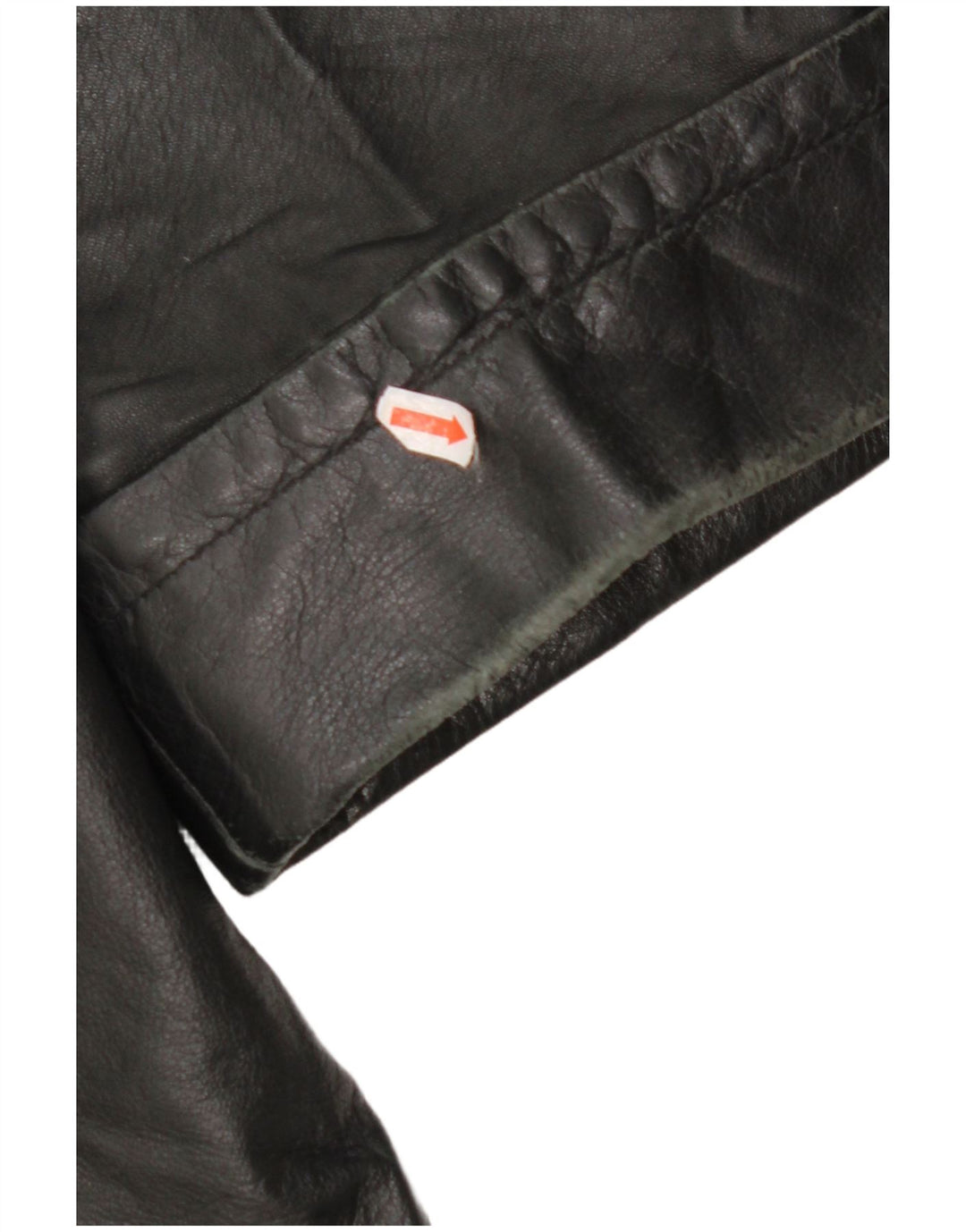 Casaco de couro feminino VINTAGE IT 48 XL preto