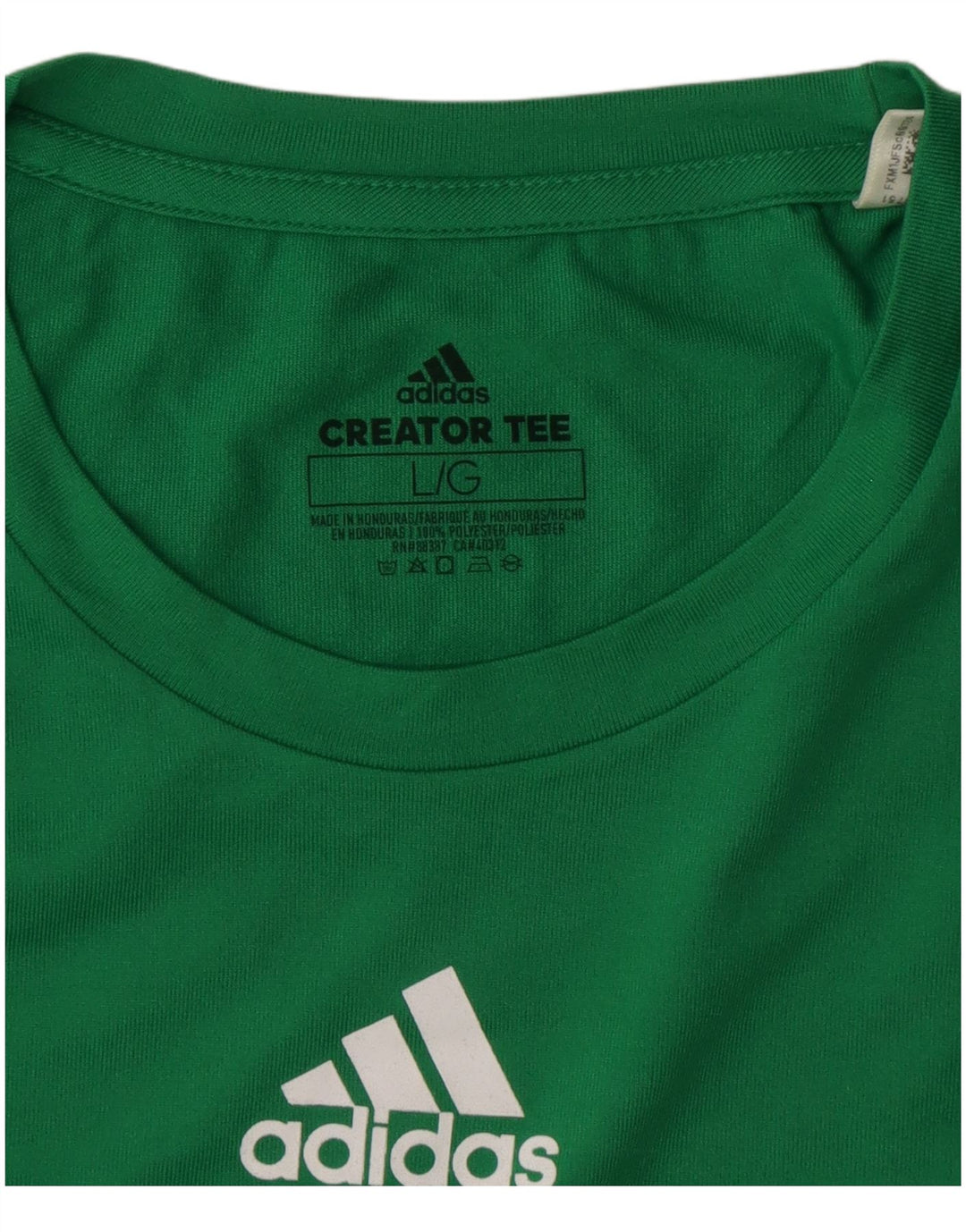 Camiseta Adidas Climalite Feminina Top UK 16 Grande Poliéster Verde