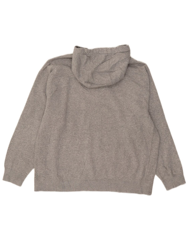Jumper com capuz gráfico Nike masculino Woodstock XL cinza manchado de algodão