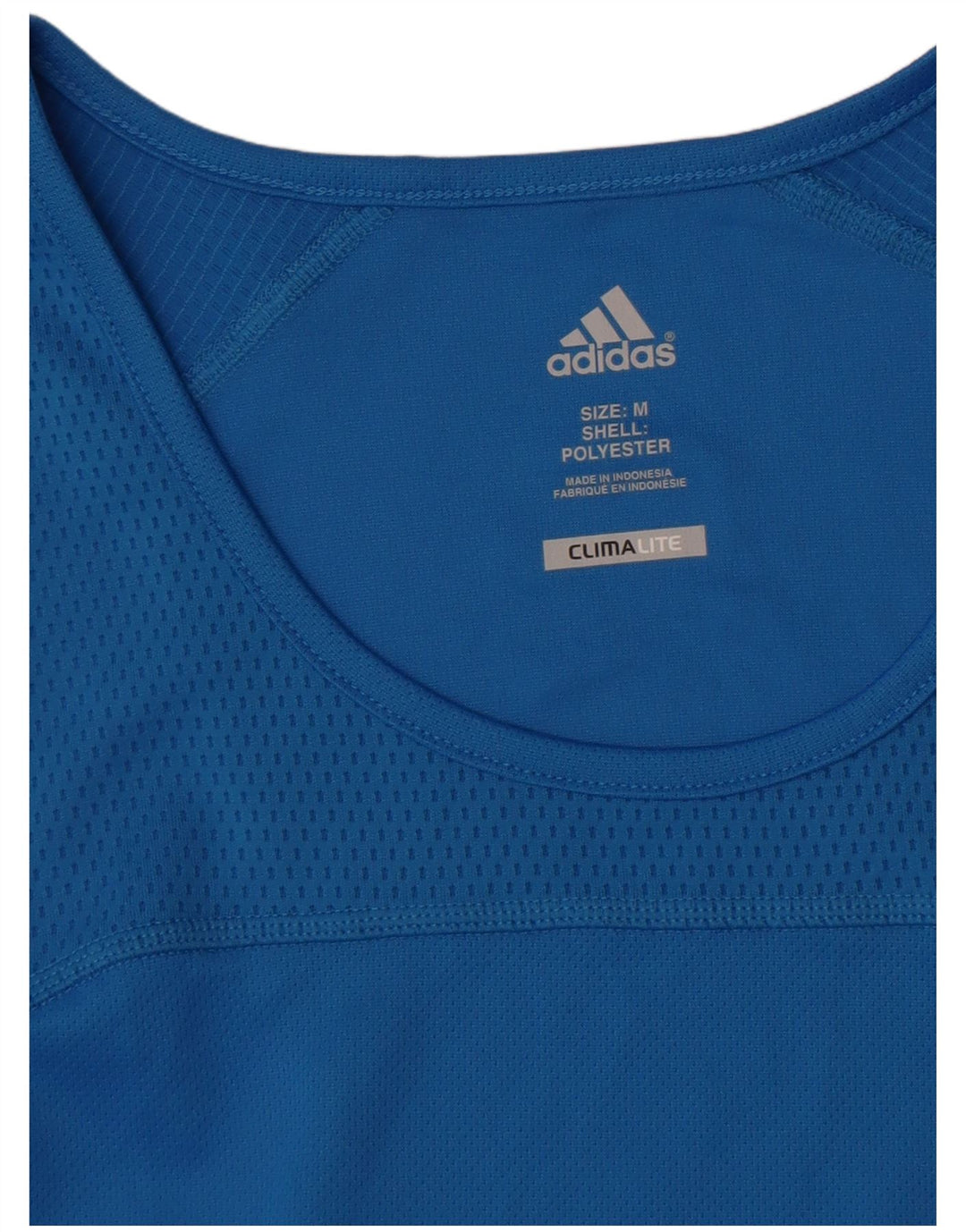 Adidas Mens Climalite Vest Top Médio Azul Poliéster