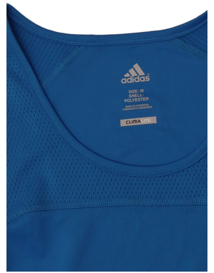 Adidas Mens Climalite Vest Top Médio Azul Poliéster