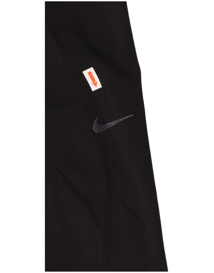 Nike Womens Dri Fit Graphic Leggings UK 12 Médio Preto Poliéster Esportes