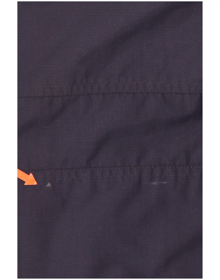 Jaqueta corta-vento masculina SUPERDRY com capuz e capuz UK 44 2XL azul marinho