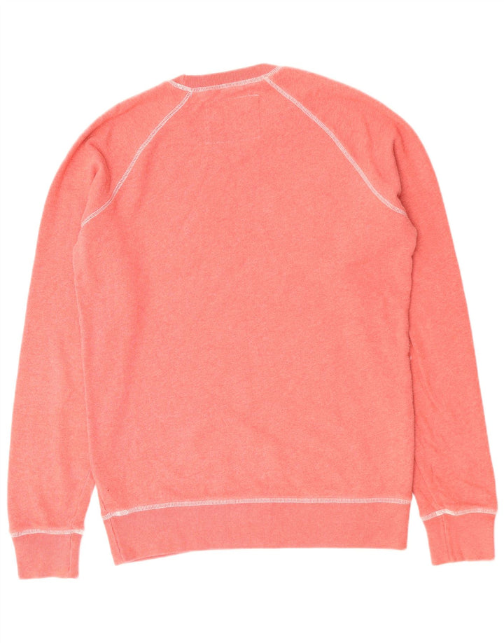 JACK WILLS Suéter gráfico masculino de algodão vermelho médio