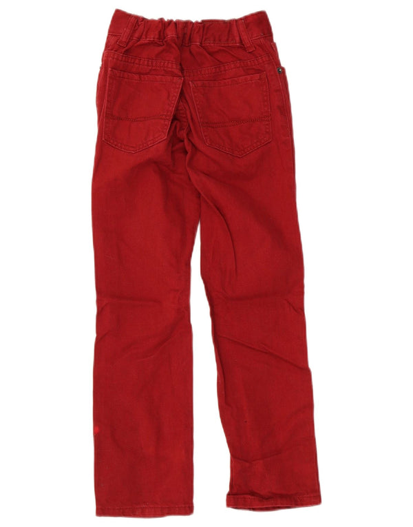 TOMMY HILFIGER Meninos Jeans retos 6-7 anos W22 L22 Algodão Borgonha