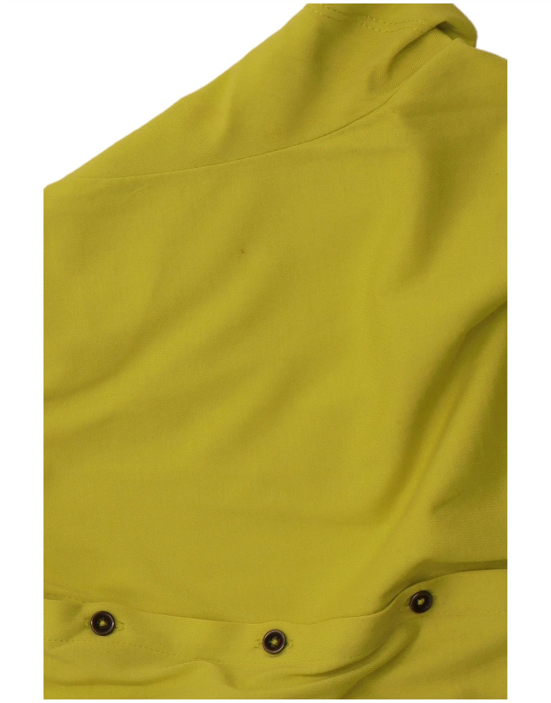 Blusa feminina de manga curta WHITE STUFF Reino Unido 14 algodão verde médio