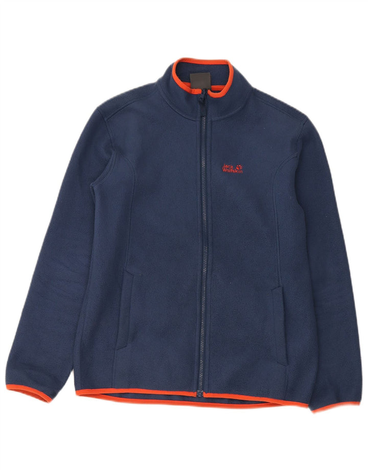 Jaqueta Jack Wolfskin Boys Liner Fleece 13-14 Anos Azul Marinho Poliéster