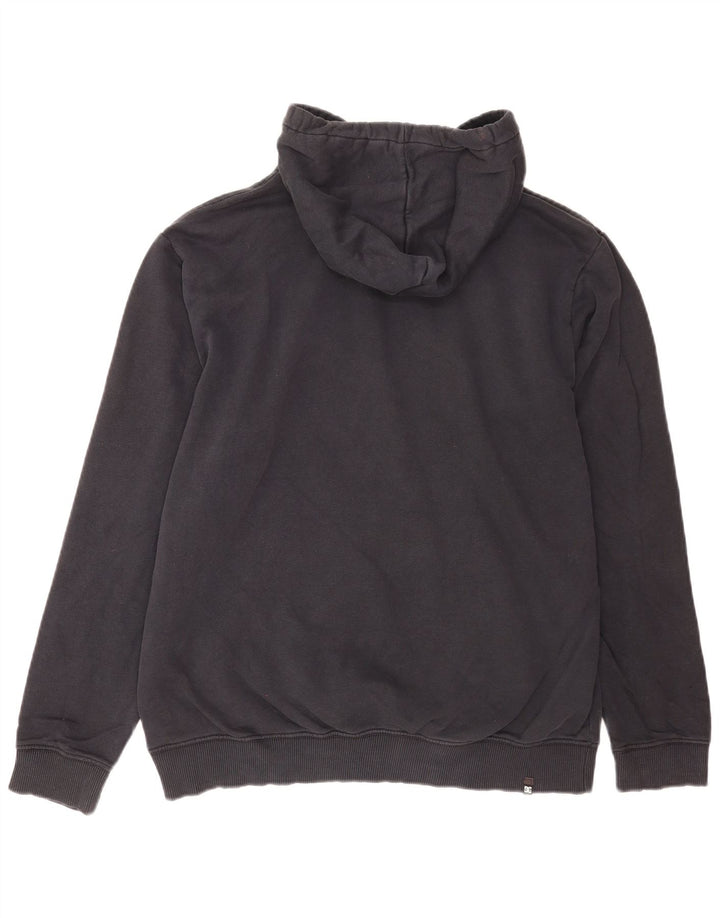 DC Mens Graphic Hoodie Jumper Médio Algodão Azul Marinho