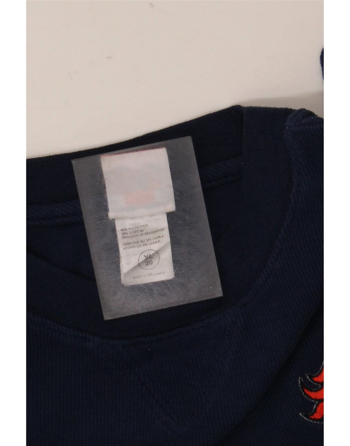 NFL Boys Denver Broncos Moletom Jumper 15-16 Anos XL Azul Marinho