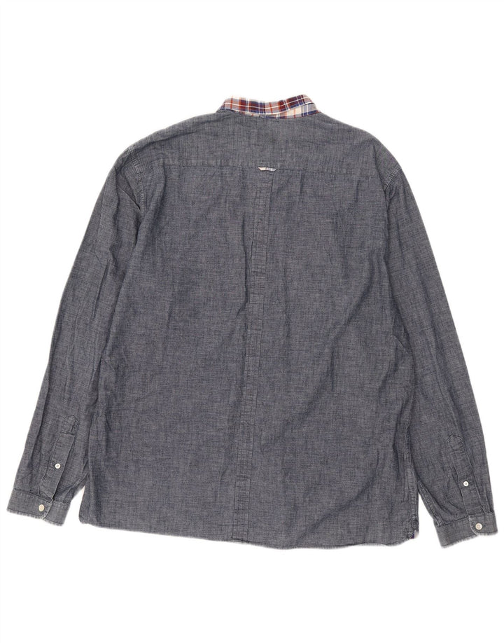 Camisa masculina Slim Fit Fred Perry XL azul marinho