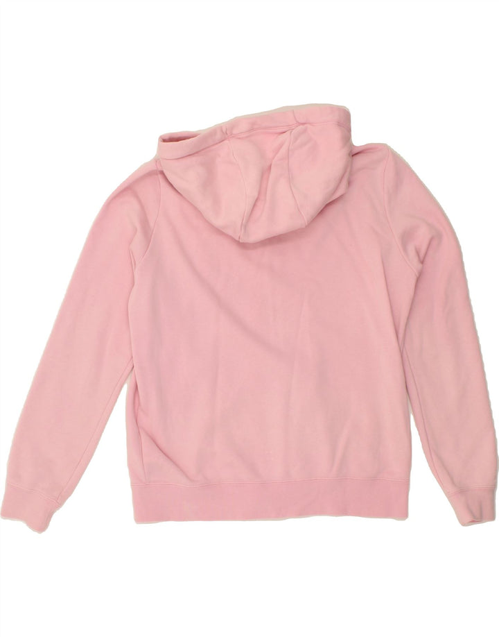 NIKE Womens Zip Hoodie Sweater UK 10 Small Pink Cotton Vintage Nike and Second-Hand Nike from Messina Hembry 