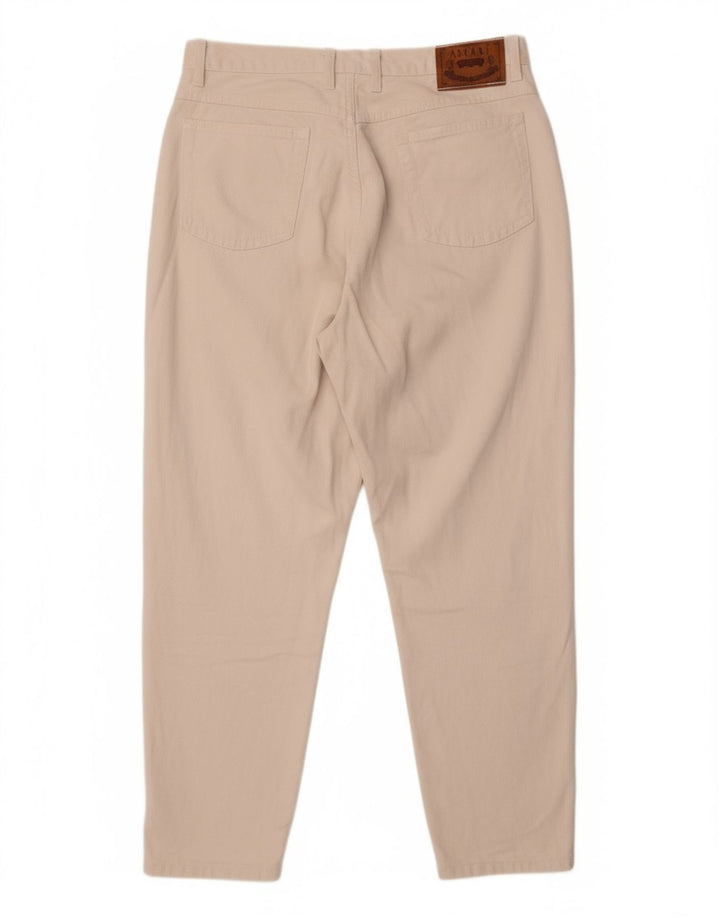 Jeans cônicos masculinos VINTAGE W34 L27 algodão branco