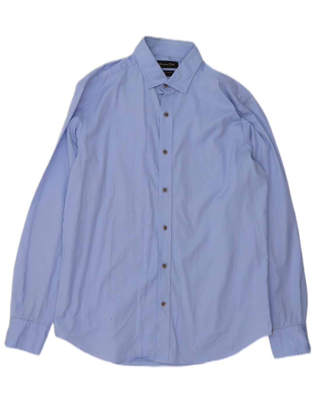 Camisa masculina Massimo Dutti azul médio