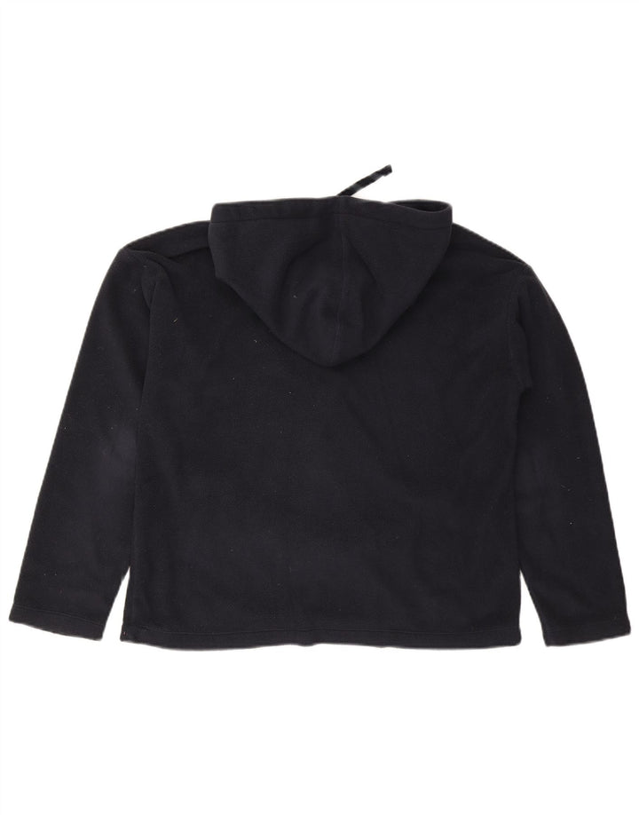Jumper feminino de lã grande gráfico Champion UK 10 pequeno preto
