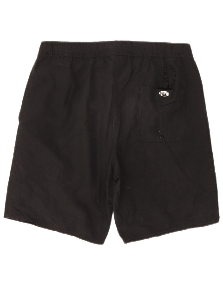 Animal Mens Graphic Natação Shorts Poliéster Preto Médio