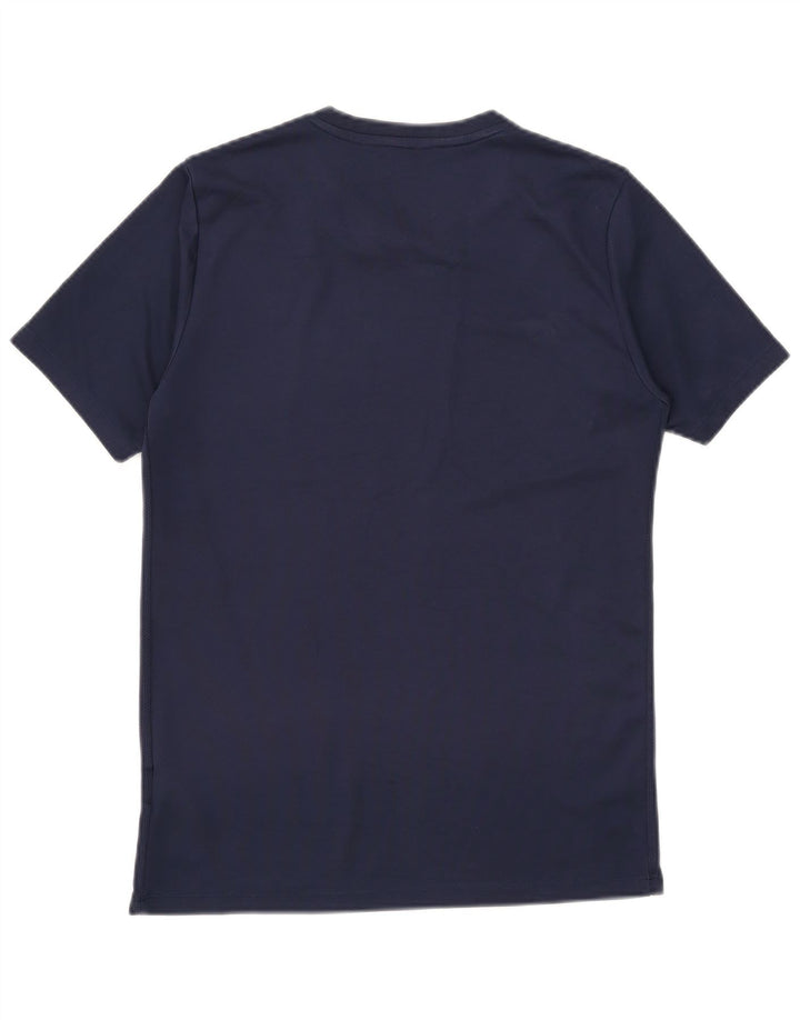 Camiseta masculina NIKE Dri Fit Top médio azul marinho poliéster