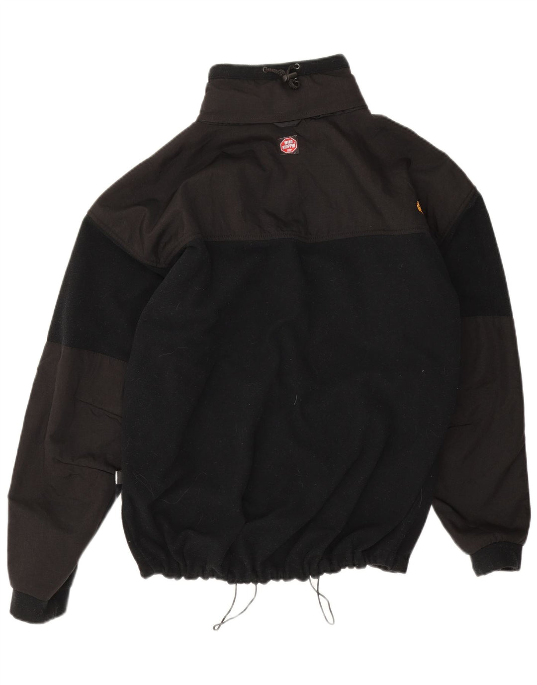 Jaqueta de lã masculina Jack Wolfskin Reino Unido 42 XL poliéster preto