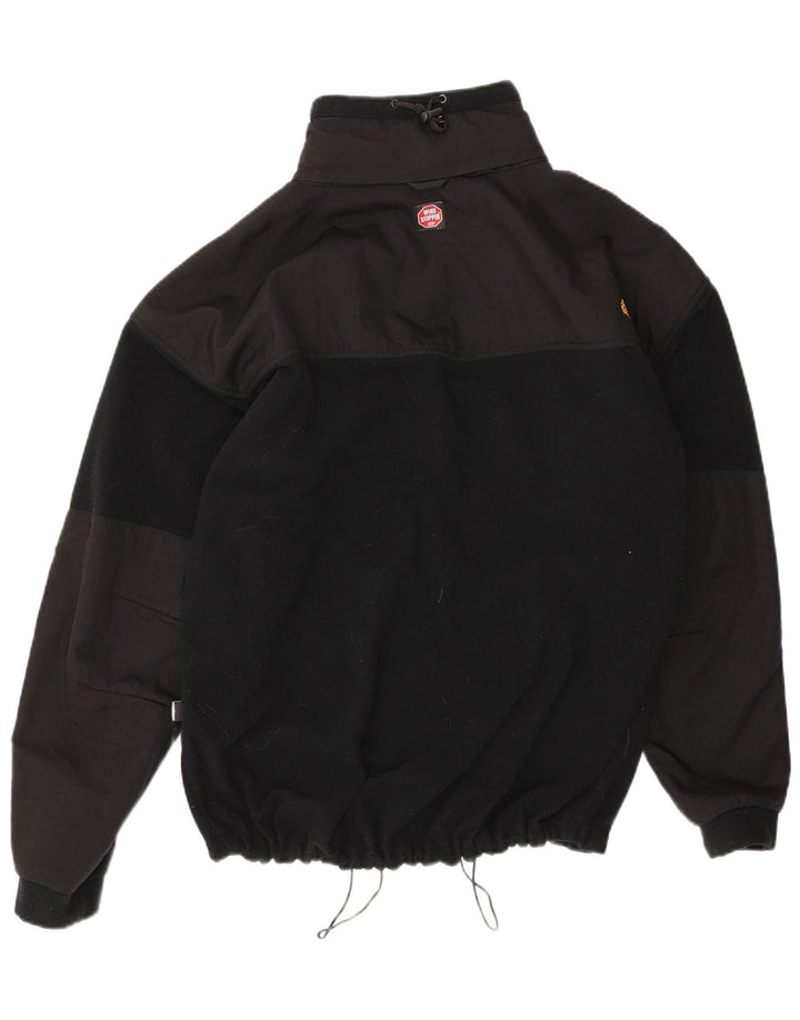 Jaqueta de lã masculina Jack Wolfskin Reino Unido 42 XL poliéster preto