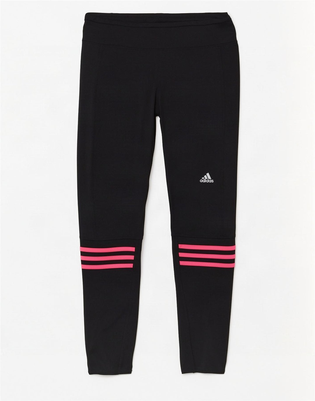Adidas Womens Crop Leggings UK 12/14 Médio Preto Poliéster
