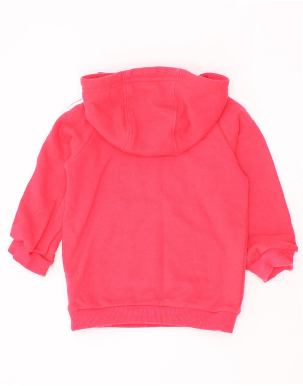 Suéter Adidas com capuz e gola redonda para bebês meninas de 3 a 6 meses algodão rosa