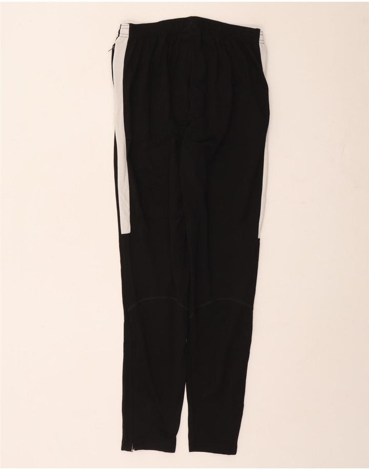 Calça de treino masculina Nike Dri Fit médio preto colorblock poliéster