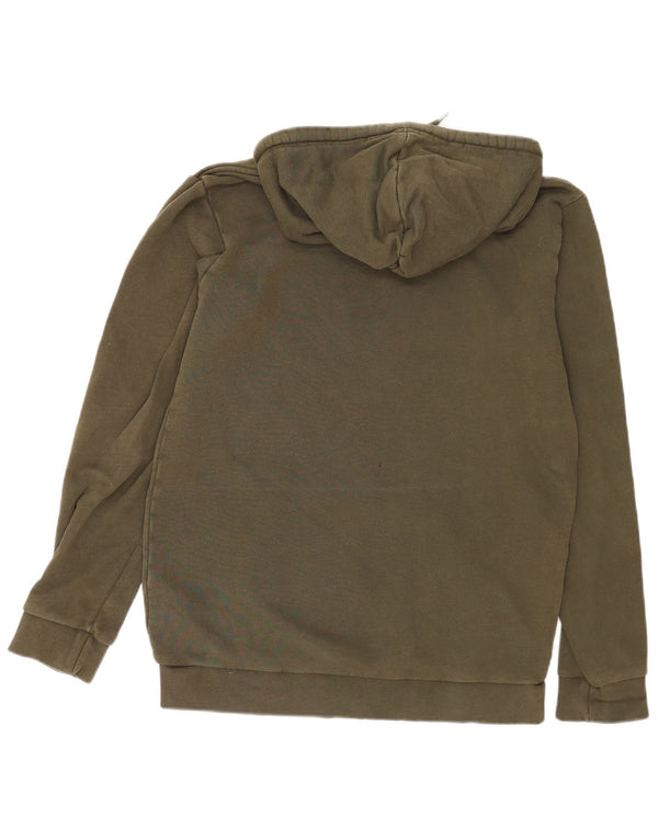 Adidas masculino gráfico moletom com capuz pequeno algodão verde