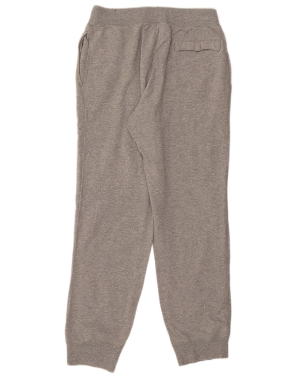 Calça de treino feminina Nike Joggers UK 14 cinza médio manchado de algodão