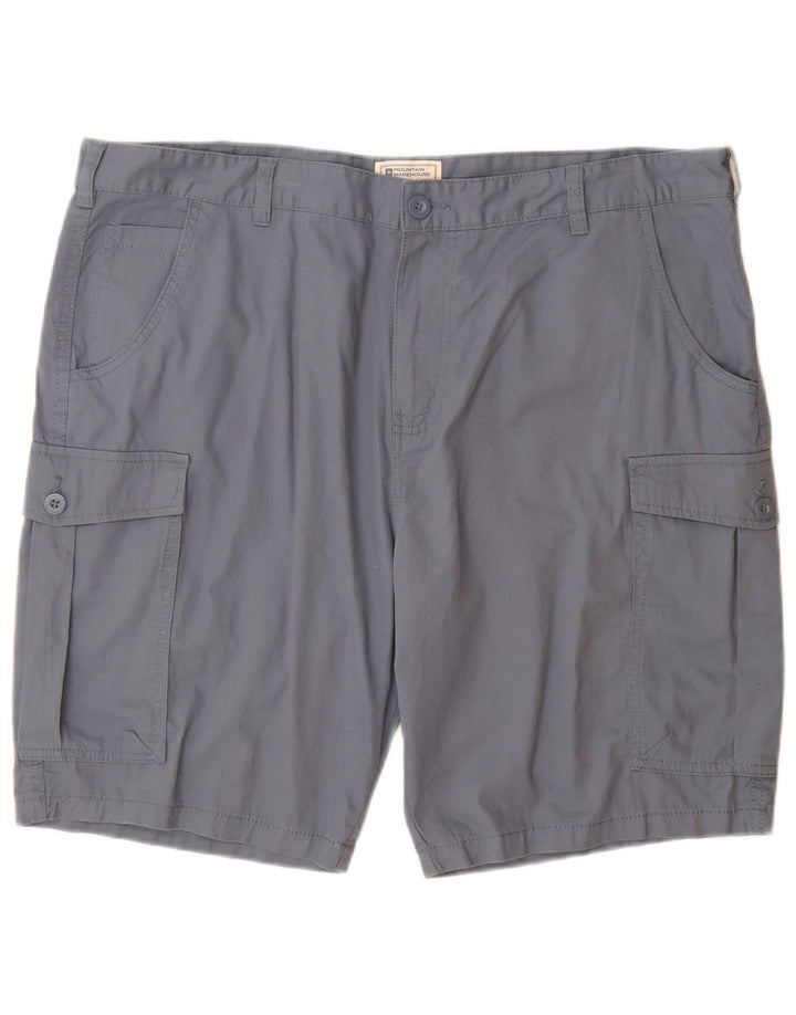 Shorts cargo masculino Mountain Warehouse W40 XL algodão azul