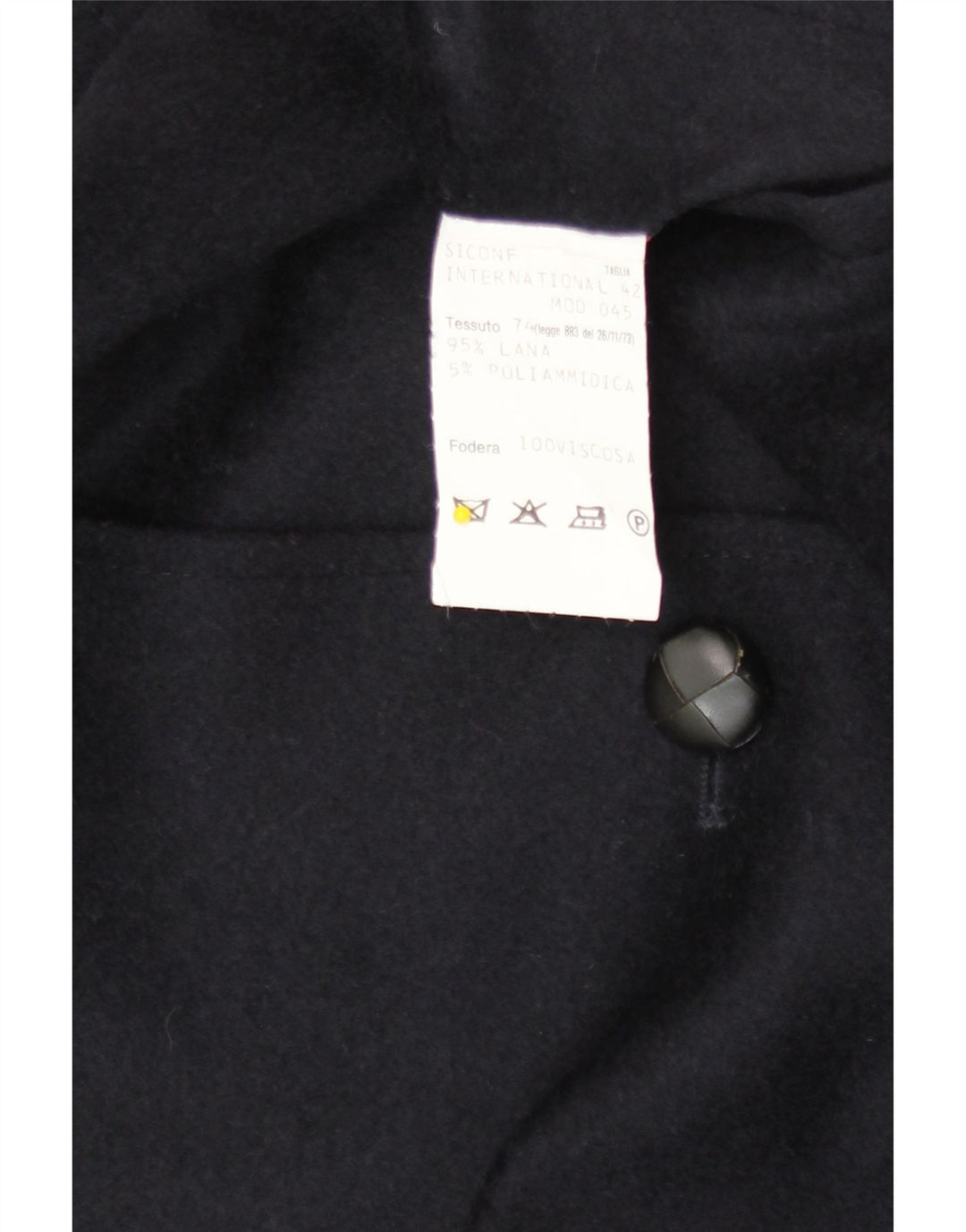 Sobretudo feminino Steinbock IT 42 lã azul marinho médio