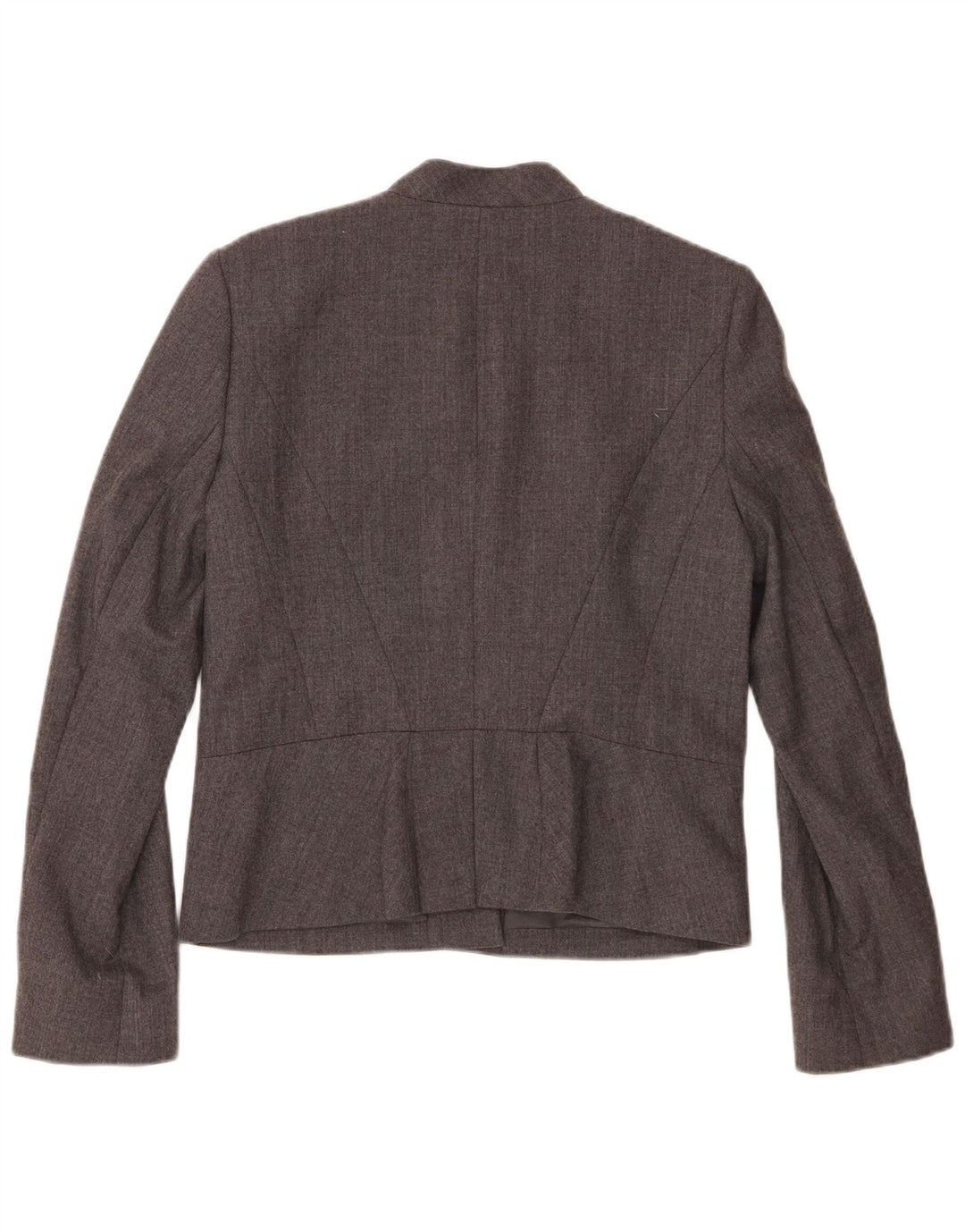 Jaqueta blazer feminina Hobbs com 1 botão Reino Unido 12 lã cinza médio