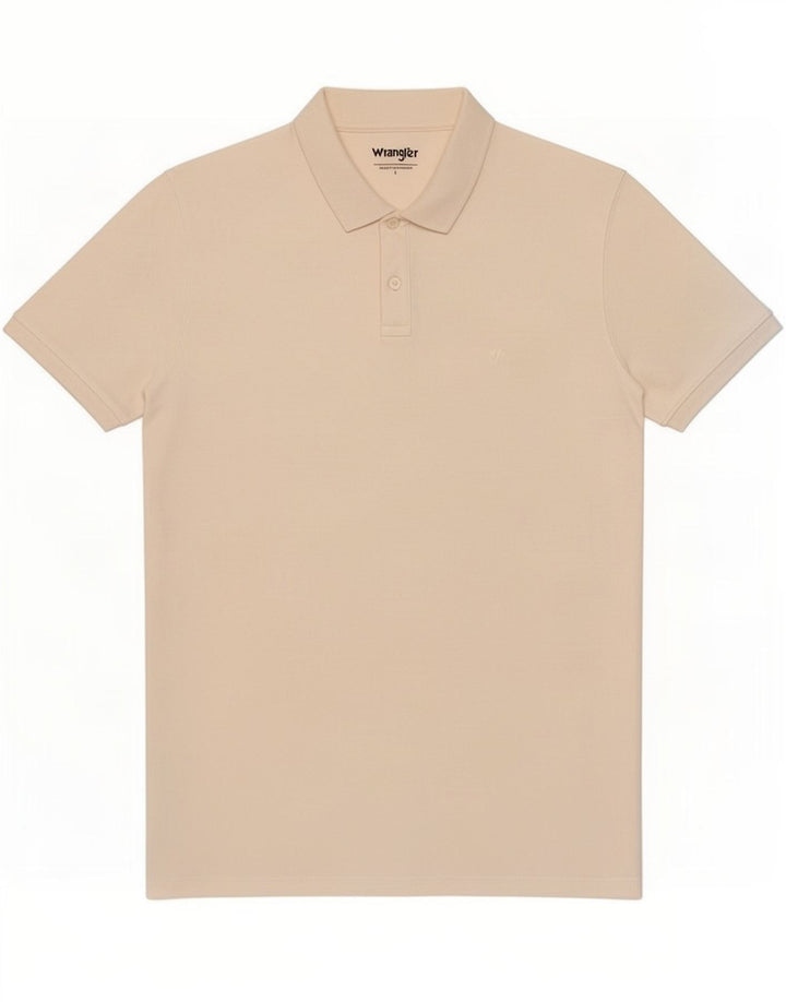Camisa polo masculina Wrangler grande algodão amarelo