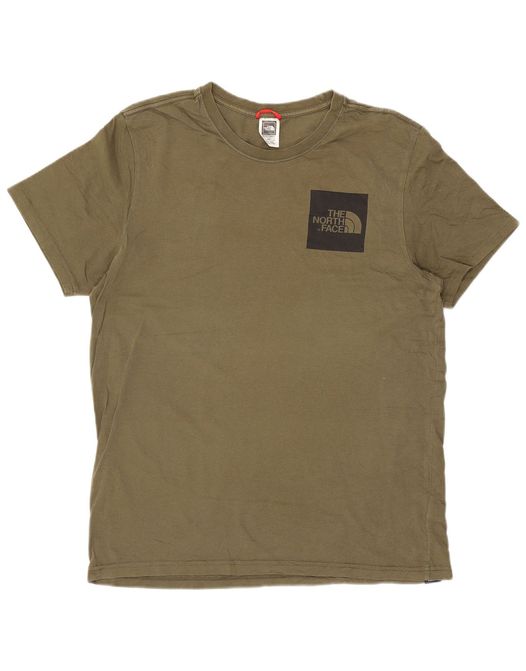 Camiseta masculina The North Face grande algodão cáqui